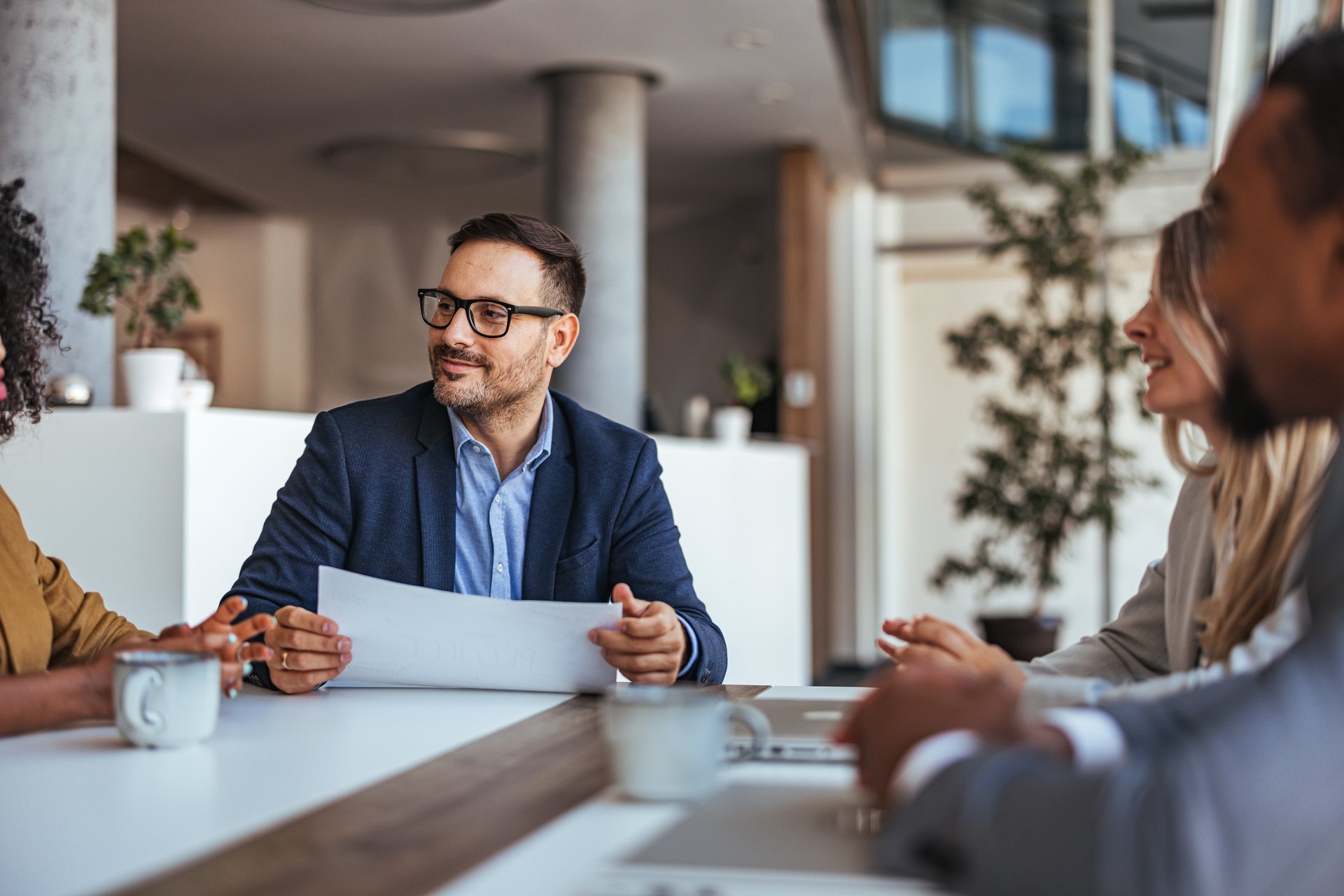 Business team collaboration