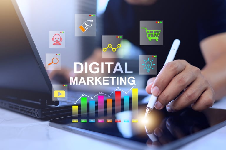 Digital advertising and marketing campaign